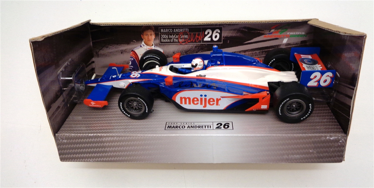 Marco Andretti Autographed 1/24 Scale Die Cast