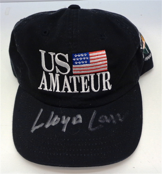 Lloyd Carr Autographed 1996 US Amateur Hat