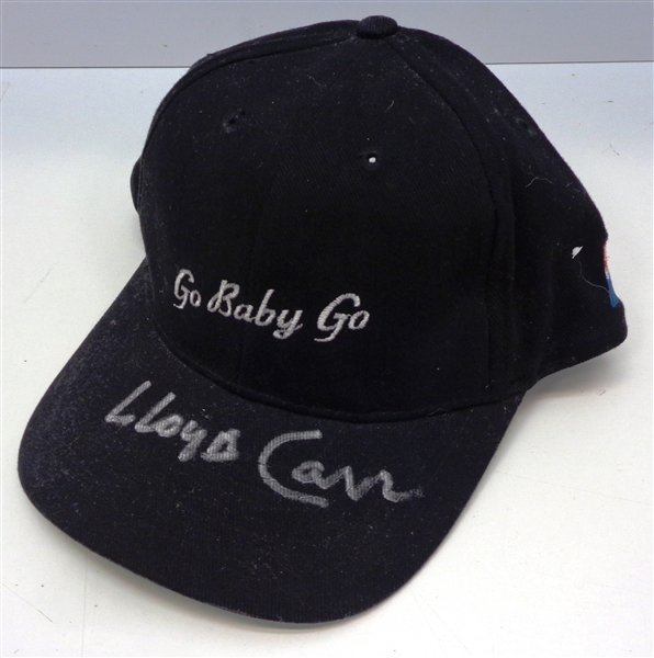 Lloyd Carr Autographed Go Baby Go Hat