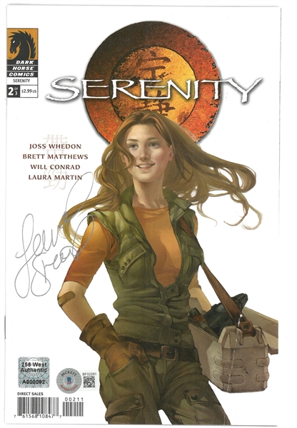 Jewel Staite Autographed Serenity Comic Book