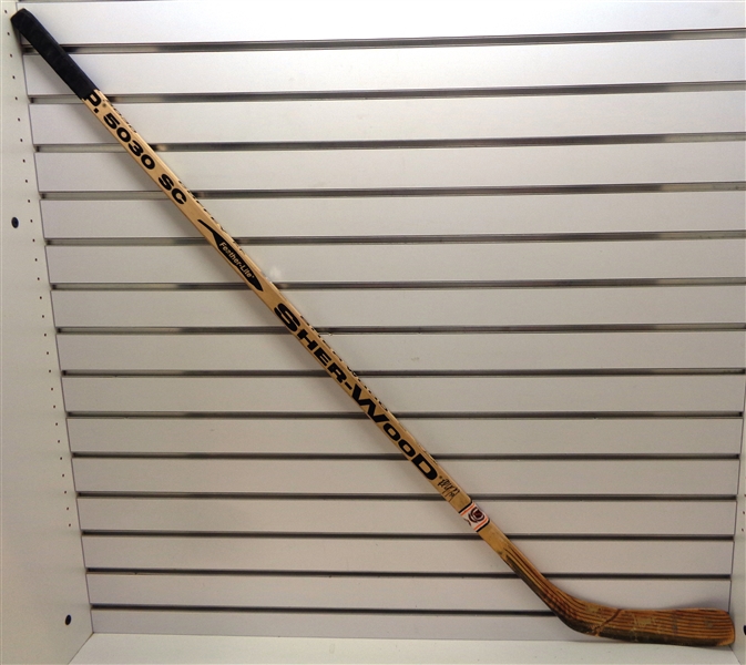 Paul Coffey Game Used Autographed Stick