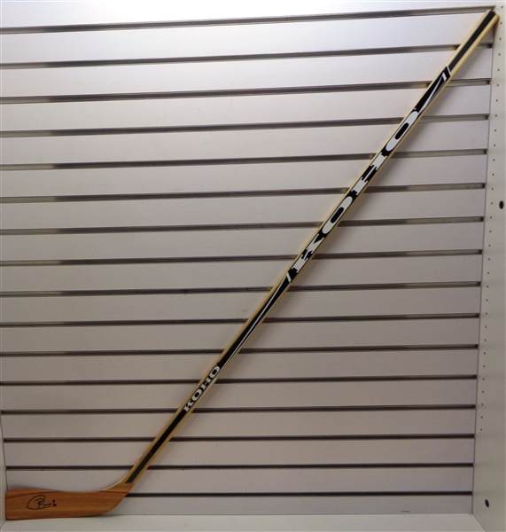 Phil Crowe Autographed Hockey Stick