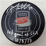 Anthony Mantha Autographed LCA Puck w/ 1st Goal at LCA