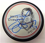 Steve Yzerman Autographed Photo Puck