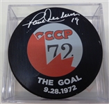 Paul Henderson Autographed 1972 "The Goal" Puck