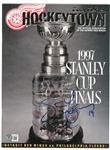 Steve Yzerman Autographed 1997 Stanley Cup Finals Program