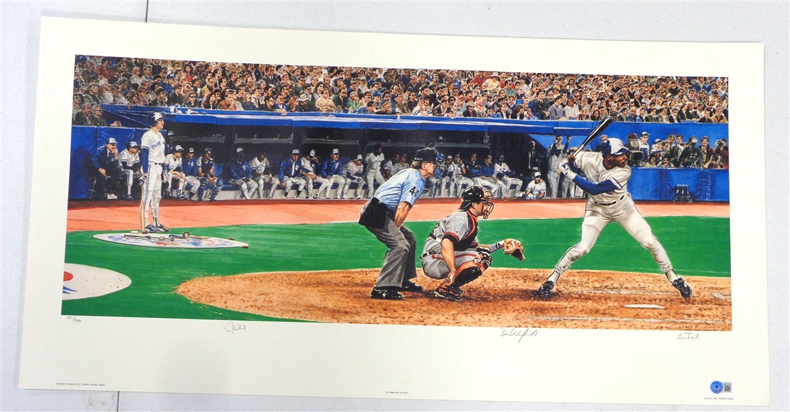Dave Winfield Autographed Lithograph