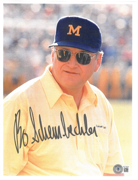 Bo Schembechler Autographed 8.5x11
