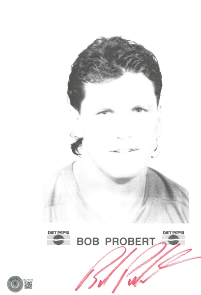Bob Probert Autographed 8x10