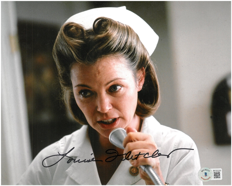 Louise Fletcher Autographed Nurse Ratched 8x10