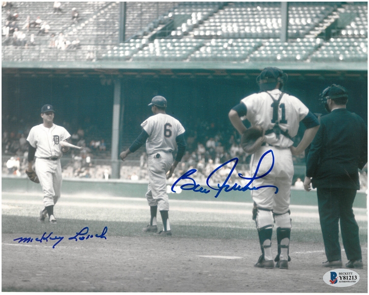 Bill Freehan & Mickey Lolich Autographed 8x10 Photo