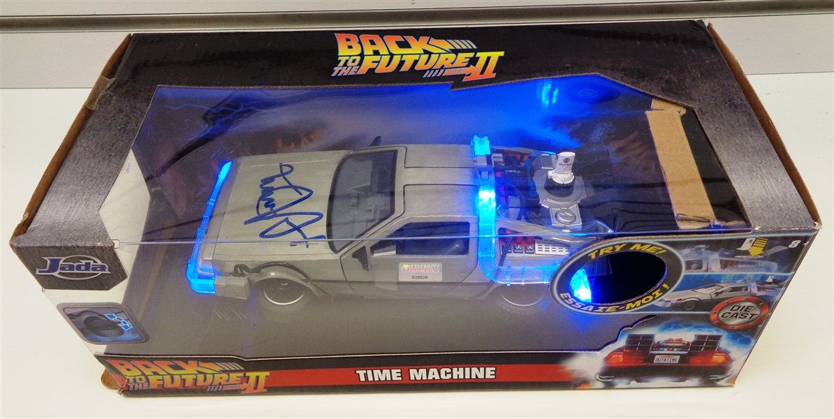 Michael J. Fox Autographed 1/24 Delorean