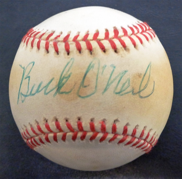 Buck ONeil Autographed Baseball