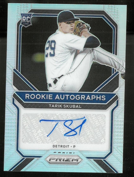 Tarkik Skubal Autographed Panini Prizm Rookie Card