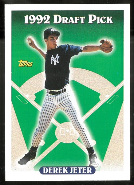 Derek Jeter 1993 Topps Rookie Card