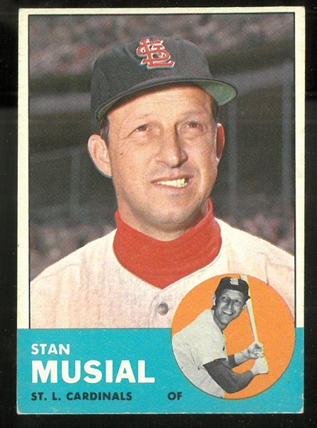 Stan Musial 1963 Topps