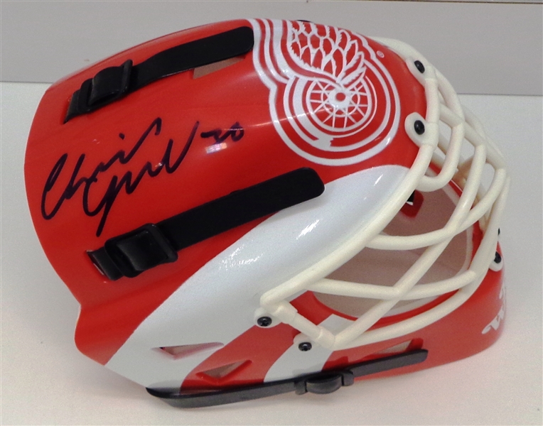 Chris Osgood Autographed Red Wings Mini Mask