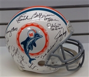 1972 Miami Dolphins Autographed Helmet Signed by 27