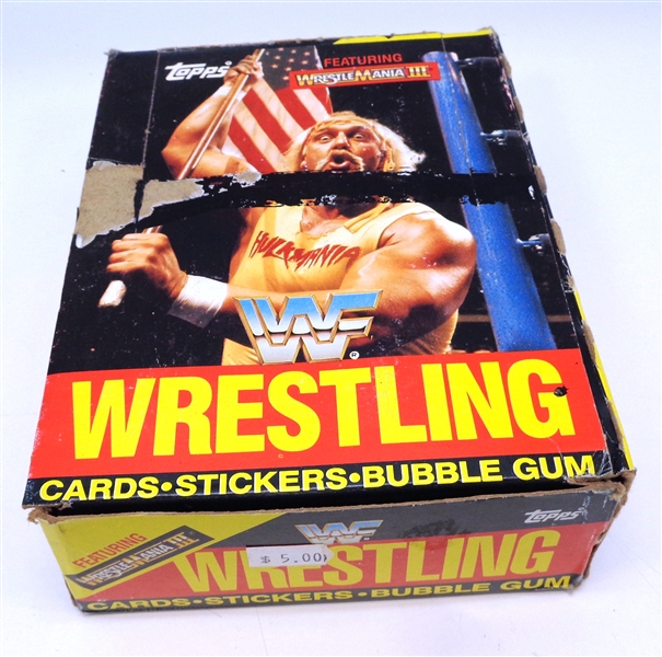1987 Topps WWF Complete Wax Box
