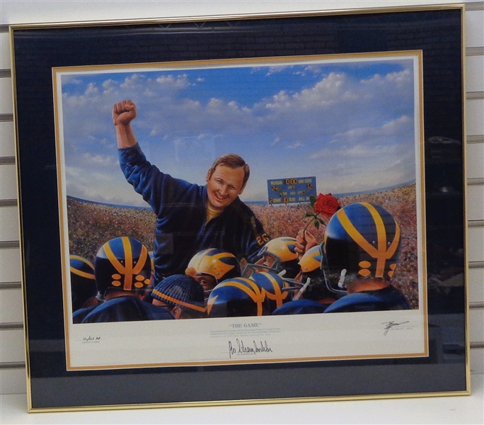 Bo Schembechler Autographed AP Lithograph (pick up only)