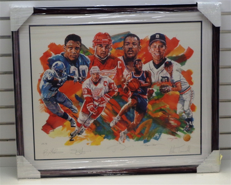 Our MVPs Autographed Artist Reserve Lithograph (pick up only)