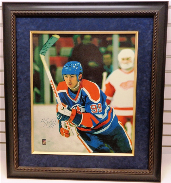 Wayne Gretzky Autographed Framed Canvas