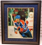 Wayne Gretzky Autographed Framed Canvas