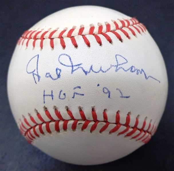 Hal Newhouser Autographed Baseball w/ HOF
