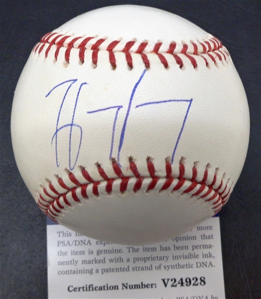Hanley Ramirez Autographed Baseball