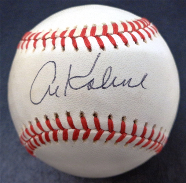 Al Kaline Autographed Baseball