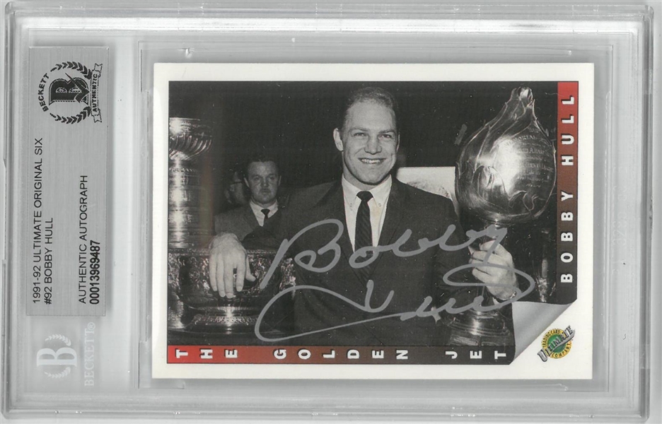 Bobby Hull Autographed 1991/92 Ultimate