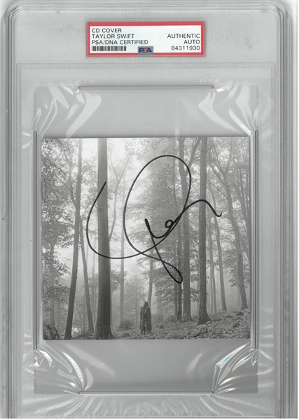 Taylor Swift Autographed CD Cover