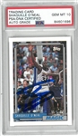Shaquille ONeal Autographed "10" Topps Rookie Card