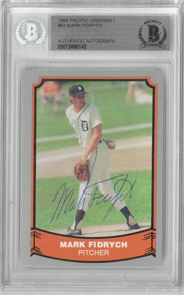 Mark Fidrych Autographed 1988 Pacific