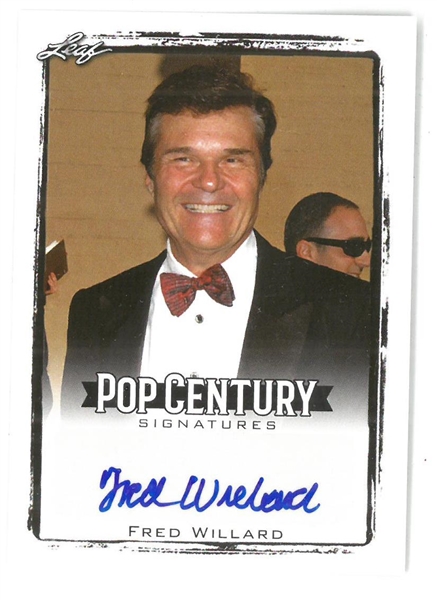 Fred Willard Autographed Leaf Pop Century