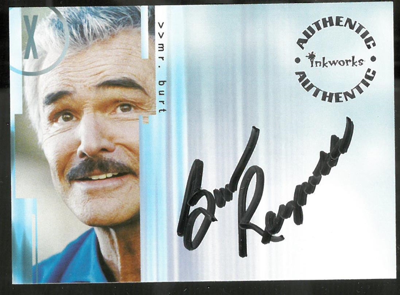 Burt Reynolds Autographed Inkworks Card
