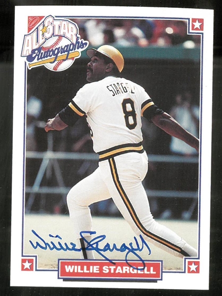 Willie Stargell Autographed Nabisco Card