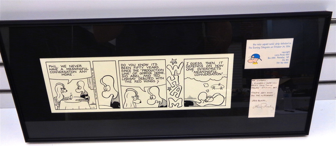 Ted Lindsays Larry Purdy Comic Strip