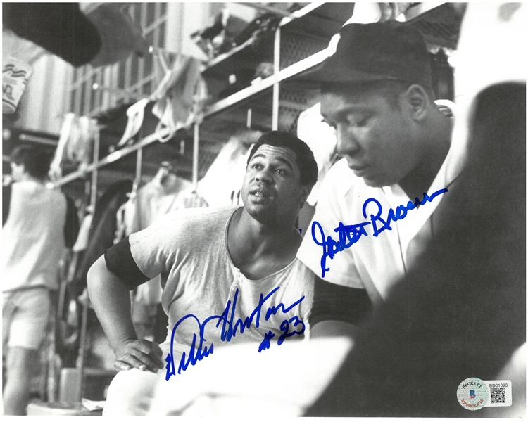 Willie Horton & Gates Brown Autographed 8x10