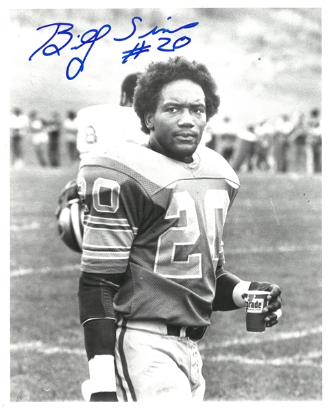 Billy Sims Autographed 8x10 