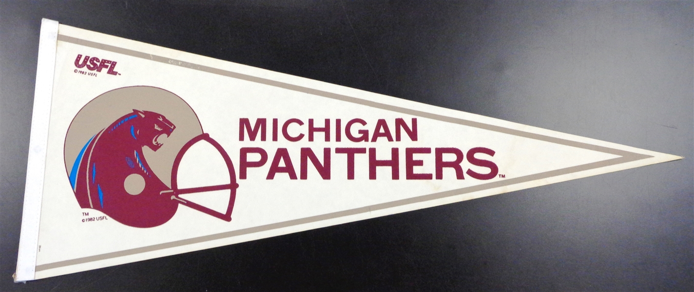 Michigan Panthers USFL Pennant