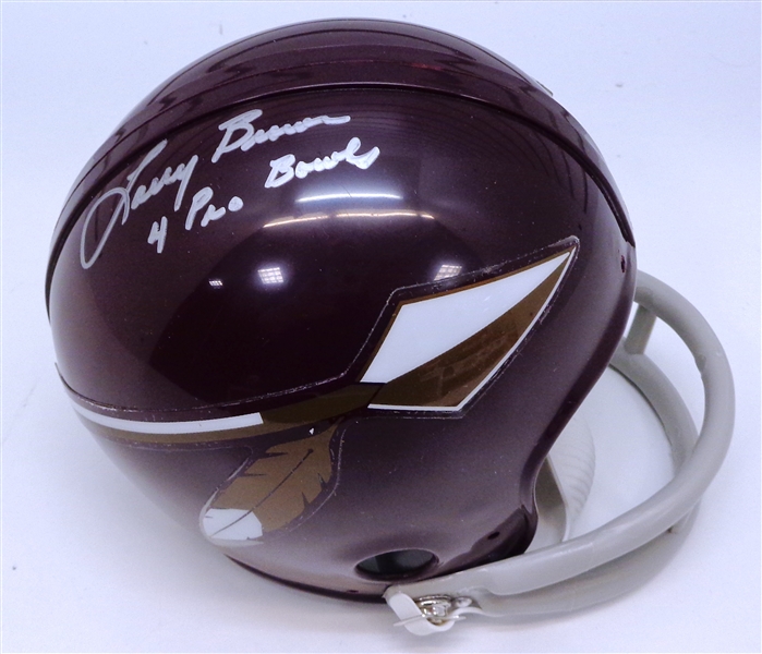 Larry Brown Autographed Redskins Mini Helmet