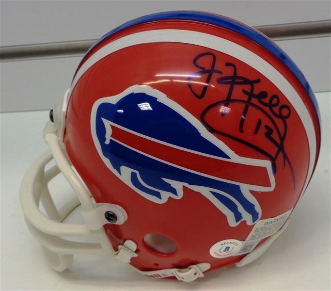 Jim Kelly Autographed Bills Mini Helmet
