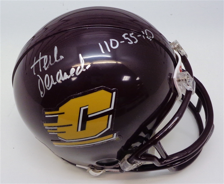Herb Deromedi Autographed CMU Mini Helmet