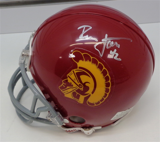 Ronni Lott Autographed USC Mini Helmet