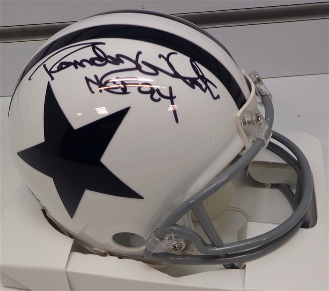 Randy White Autographed Cowboys Mini Helmet