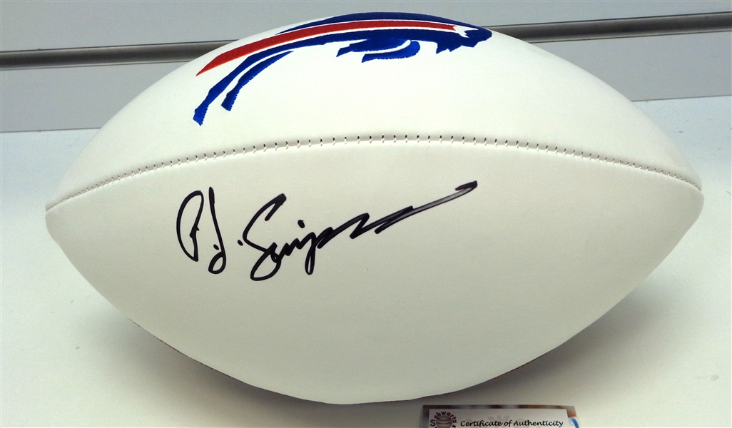 O.J. Simpson Autographed Football