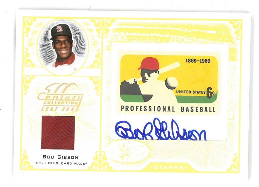 Bob Gibson #4/4 2005 Leaf Century Collection