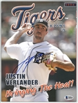 Justin Verlander Autographed 2006 Tigers Magazine