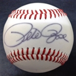 Pete Rose Autographed Baseball